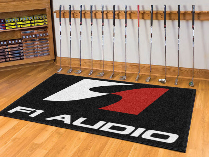 F1 Audio 3 x 5' Custom Plush 30 HD - The Personalized Doormats Company