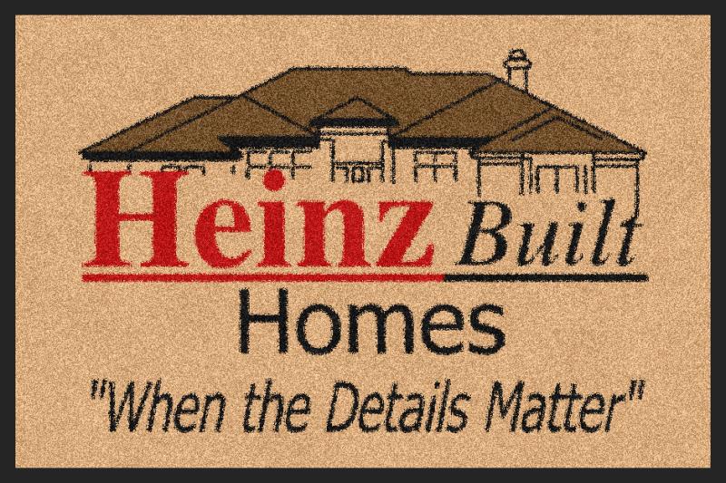 Heinz Built 2 X 3 Rubber Backed Carpeted - The Personalized Doormats Company