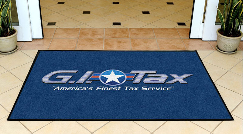 GI TAX 3 x 5 Custom Plush 30 HD - The Personalized Doormats Company