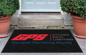 GPS Showroom Mats 3 x 4 Rubber Backed Carpeted - The Personalized Doormats Company