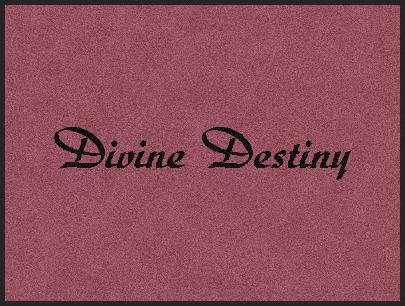 Divine Destiny 1.5 X 2 Rubber Backed Carpeted HD - The Personalized Doormats Company