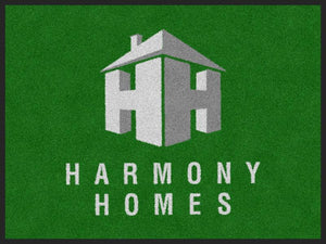 Harmony Homes 3 X 4 Rubber Backed Carpeted - The Personalized Doormats Company