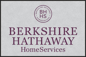 Berkshire Hathaway 4 X 6 Rubber Backed Carpeted HD - The Personalized Doormats Company