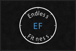 Endless Fitness 2 X 3 Rubber Backed Carpeted HD - The Personalized Doormats Company