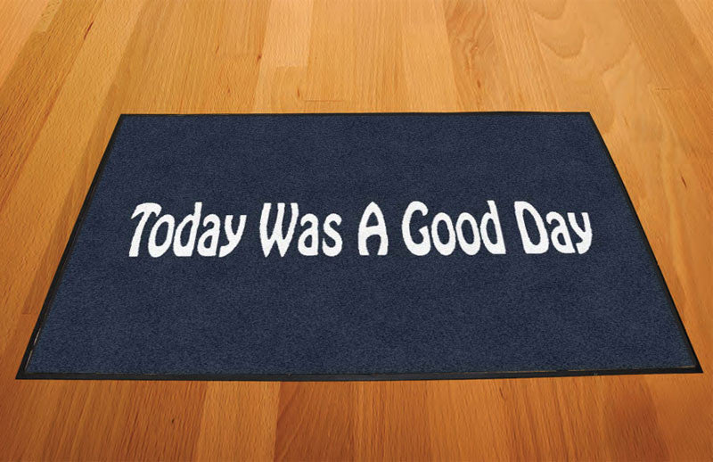 Good Day 2 X 3 Rubber Backed Carpeted HD - The Personalized Doormats Company