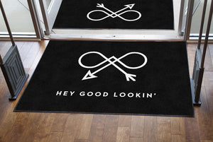 Bow & Arrow Collection 4 x 6 Rubber Backed Carpeted HD - The Personalized Doormats Company
