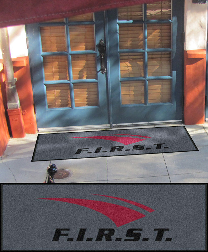FIRST CALL FIRST 2 X 5 Rubber Backed Carpeted HD - The Personalized Doormats Company
