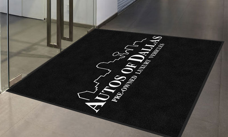 AOD Plano 6 X 6 Rubber Backed Carpeted HD - The Personalized Doormats Company
