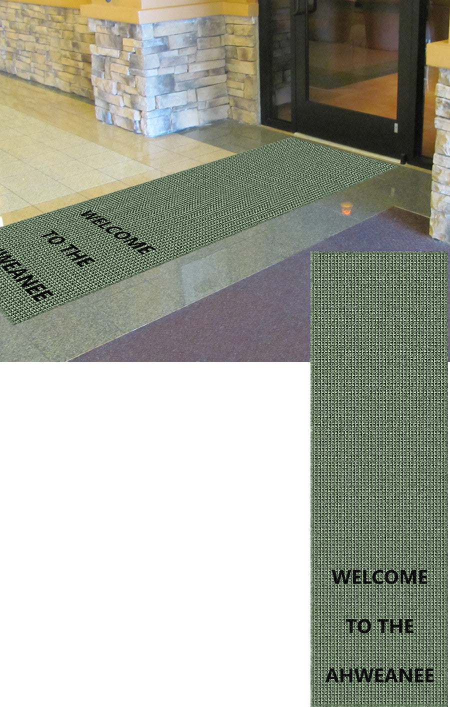 Ahweanee 3 X 10 Waterhog Impressions - The Personalized Doormats Company