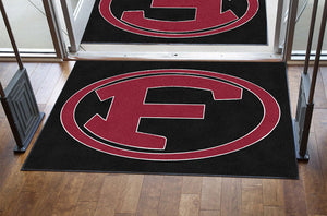 Foothill College 4 X 6 Rubber Backed Carpeted HD - The Personalized Doormats Company