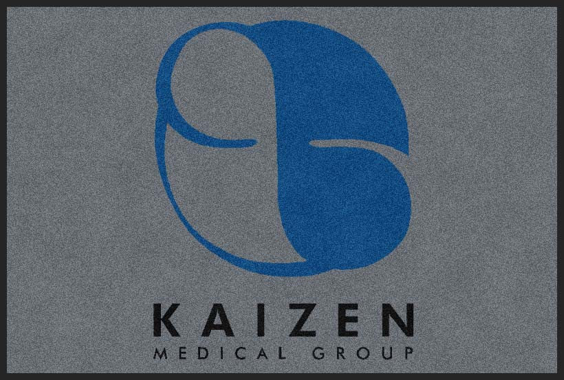 Kaizen Medical Group 2 X 3 Rubber Backed Carpeted HD - The Personalized Doormats Company