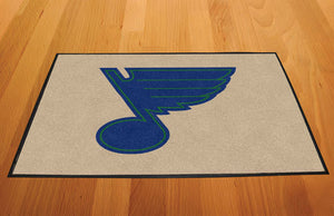 Blues Mat 2 X 3 Rubber Backed Carpeted HD - The Personalized Doormats Company