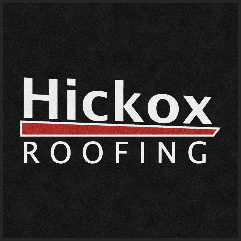 Hickox roofing 5 X 5 Rubber Backed Carpeted HD - The Personalized Doormats Company