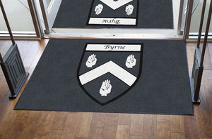 Byrne 4 X 6 Rubber Backed Carpeted HD - The Personalized Doormats Company