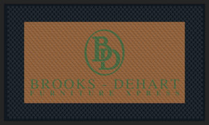 Brooks - Dehart 3 X 5 Rubber Scraper - The Personalized Doormats Company