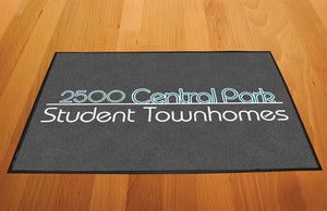 2500 Central Park 2 X 3 Rubber Backed Carpeted - The Personalized Doormats Company
