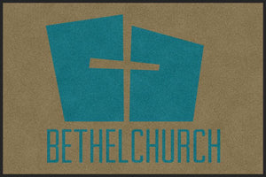 Bethel Congregational Methodist Church 4 X 6 Rubber Backed Carpeted HD - The Personalized Doormats Company