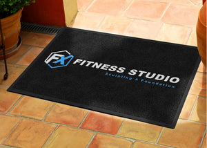 FX Fitness Studio 2 X 3 Rubber Backed Carpeted HD - The Personalized Doormats Company
