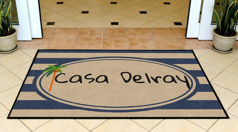 DESIGN YOUR OWN-90423 3 X 5 Design Your Own Rubber Backed Carpeted 3' x 5' Doo - The Personalized Doormats Company