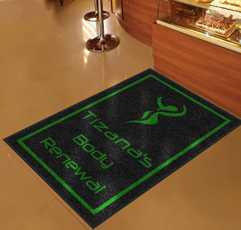 Hair spa beauty salon 3 X 5 Rubber Backed Carpeted - The Personalized Doormats Company