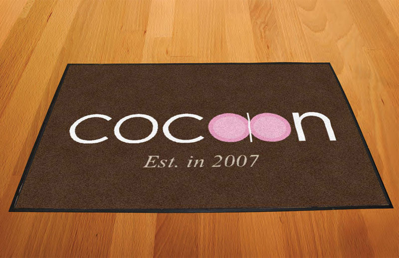 Cocoon Urban Bay Day Spa 2 X 3 Rubber Backed Carpeted HD - The Personalized Doormats Company