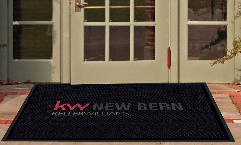 Keller Williams New Bern 4 X 6 Rubber Scraper - The Personalized Doormats Company
