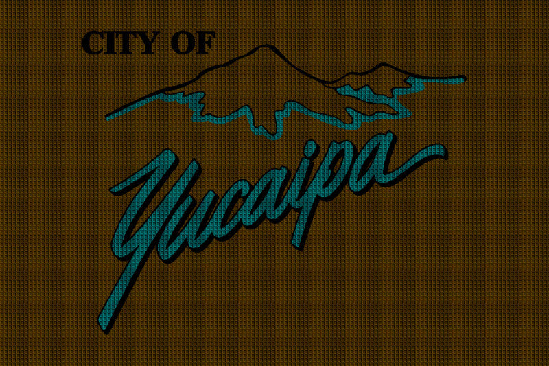City of Yucaipa 4 X 6 Waterhog Impressions - The Personalized Doormats Company