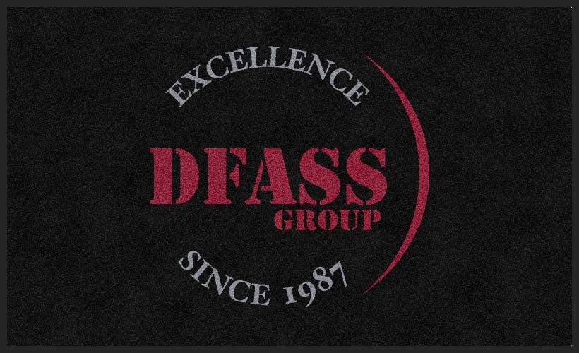 DFASS GROUP 3 X 5 Rubber Backed Carpeted HD - The Personalized Doormats Company