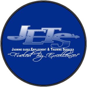 JETS 6 X 6 Rubber Backed Carpeted HD Round - The Personalized Doormats Company