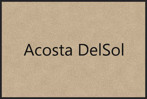 Acosta 4 X 6 Rubber Backed Carpeted HD - The Personalized Doormats Company