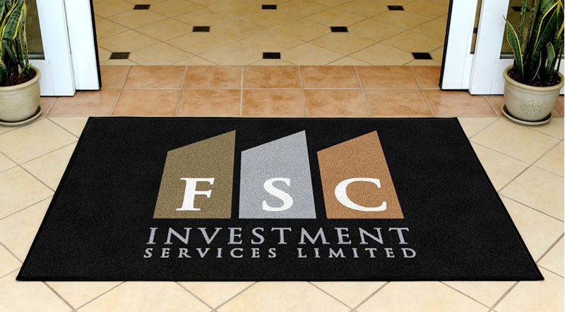 FSC Investment Services Limited 3 X 5 Rubber Backed Carpeted HD - The Personalized Doormats Company
