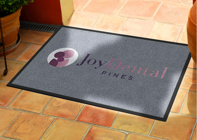 Joy Dental Pines 2 X 3 Rubber Backed Carpeted HD - The Personalized Doormats Company