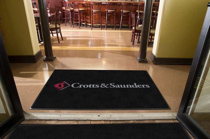 Crotts & Saunders, llc 3.67 X 6 Rubber Backed Carpeted HD - The Personalized Doormats Company