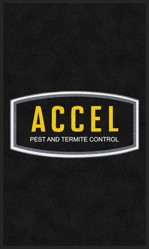 Accel 3 X 5 Rubber Backed Carpeted HD - The Personalized Doormats Company