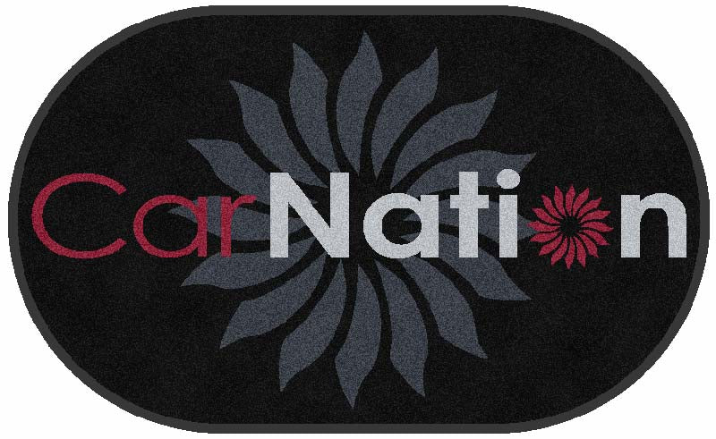 CarNations 3 X 5 Rubber Backed Carpeted HD Custom Shape - The Personalized Doormats Company