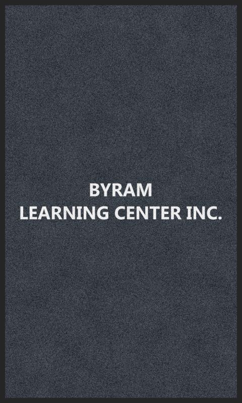 Byram Learning Center Inc. 3 X 5 Rubber Backed Carpeted HD - The Personalized Doormats Company