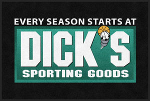 Dicks Sporting Goods 2 X 3 Rubber Backed Carpeted HD - The Personalized Doormats Company