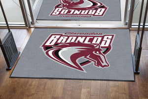 Clarendon CISD 4 X 6 Rubber Backed Carpeted HD - The Personalized Doormats Company