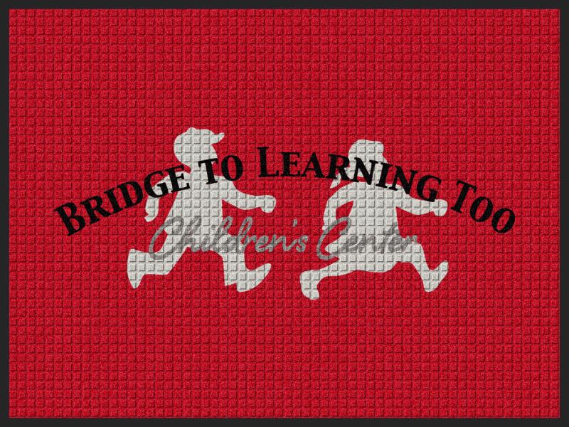 Bridge To Learning Too 3 x 4 Waterhog Impressions - The Personalized Doormats Company