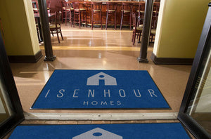Isenhour Homes 4 X 6 Rubber Backed Carpeted HD - The Personalized Doormats Company