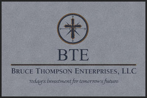 Bruce Thompson 4 X 6 Rubber Backed Carpeted HD - The Personalized Doormats Company
