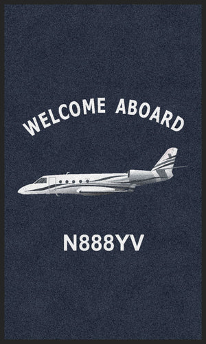 Aeroservicios E&E C.A N888YV 3 X 5 Rubber Backed Carpeted HD - The Personalized Doormats Company