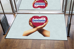 CCM Logo 4 X 6 Rubber Backed Carpeted HD - The Personalized Doormats Company