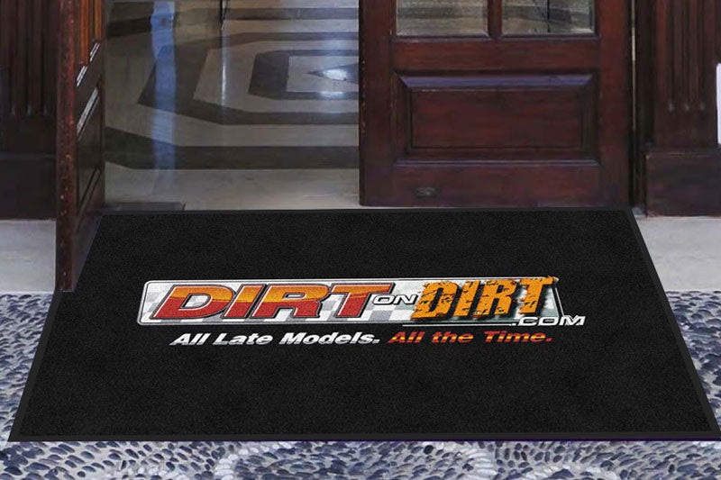 DirtonDirt indoor § 3 X 5 Rubber Backed Carpeted HD - The Personalized Doormats Company