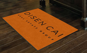 Disen Cai Real Estate Group 3 X 4 Rubber Backed Carpeted HD - The Personalized Doormats Company