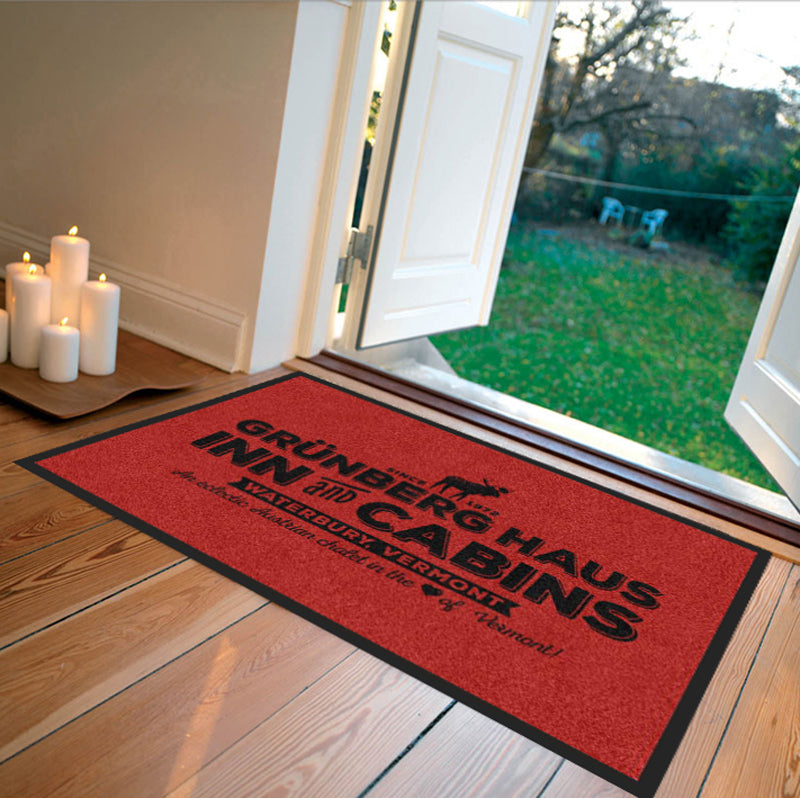 Grunberg Haus 2 X 3 Rubber Backed Carpeted HD - The Personalized Doormats Company