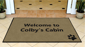 Colby 3 X 5 Rubber Backed Carpeted HD - The Personalized Doormats Company
