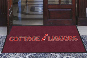 cottage § 3 X 5 Rubber Backed Carpeted HD - The Personalized Doormats Company