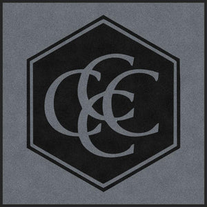 Cress Creek Country Club § 5 X 5 Rubber Backed Carpeted HD - The Personalized Doormats Company