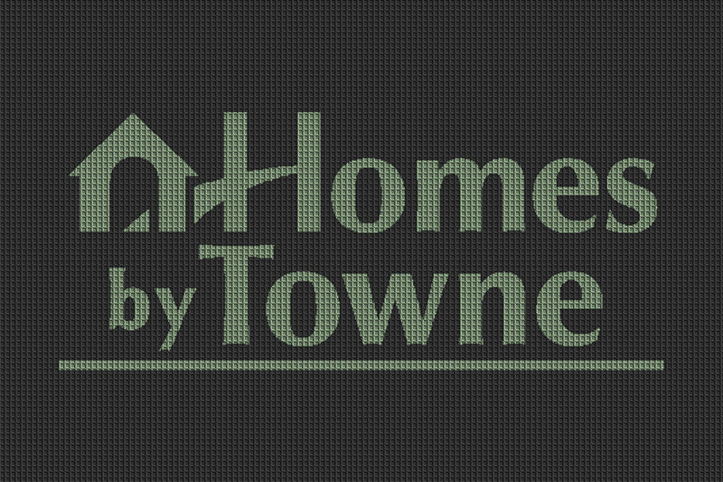 Homes by Towne 2 X 3 Waterhog Impressions - The Personalized Doormats Company